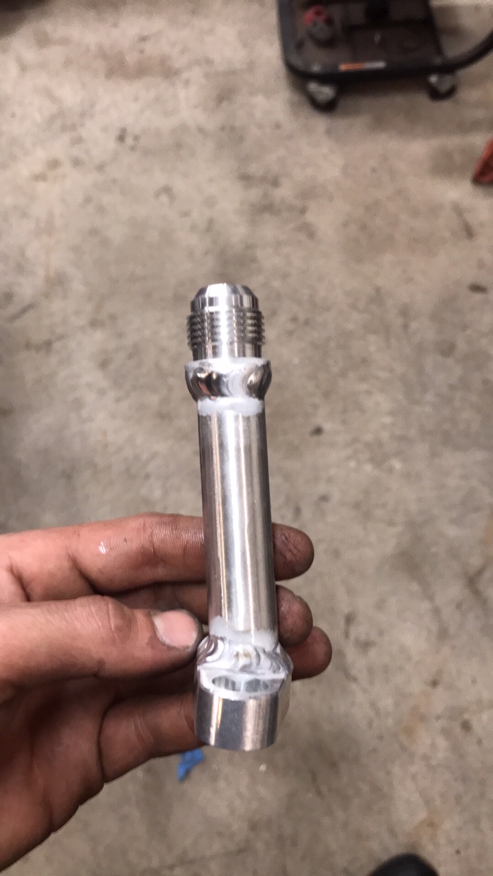 FENFABrication T3/T4 Extended Turbo Oil Drain Flange (10an